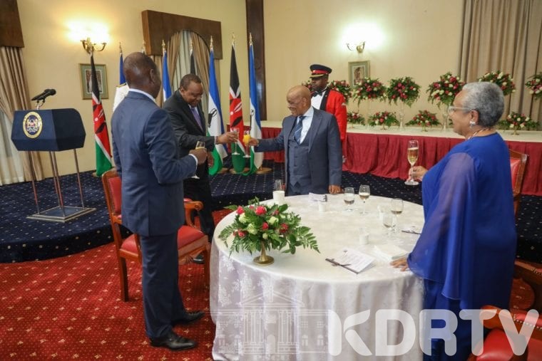 Uhuru Ruto Host Lesotho Leader Thabane at State House KDRTV