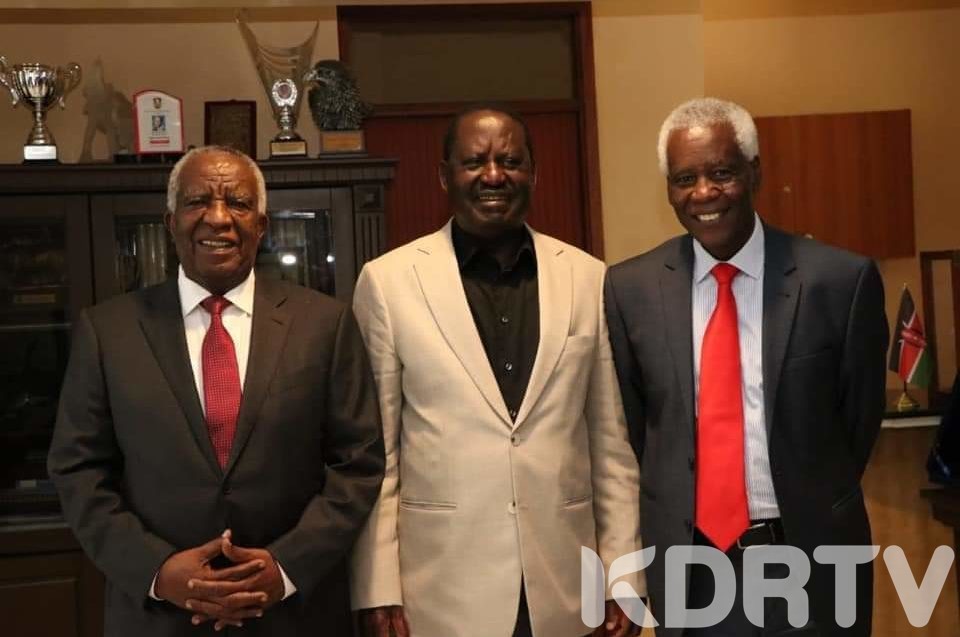 Central Kenya Leaders with Raila