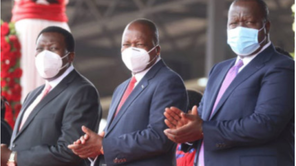 Three power Cabinet Secretaries endorses Raila Odinga for Presidency in 2022