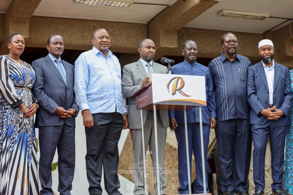 Azimio la Umoja leaders led by Raila Odinga