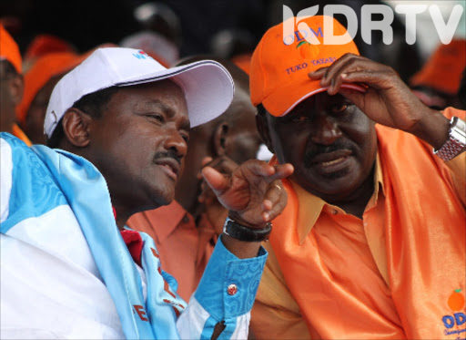 Kalonzo Musyoka and Raila Odinga