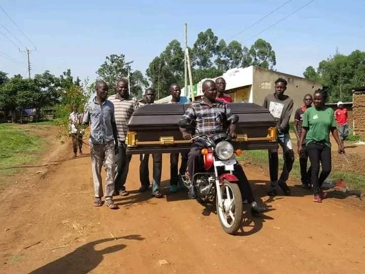 Aloise Otieng coffin