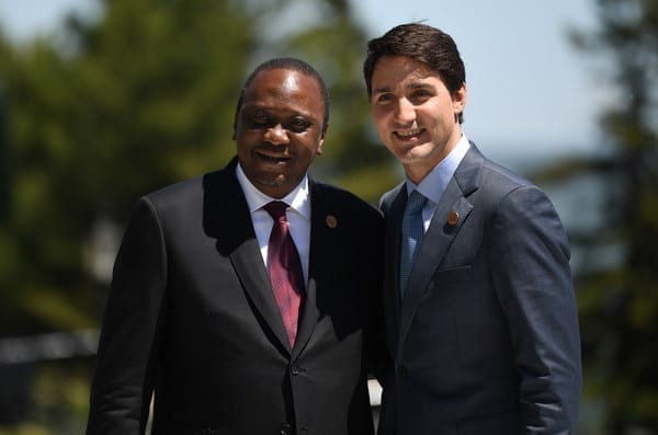 Trudeau and Kenyatta