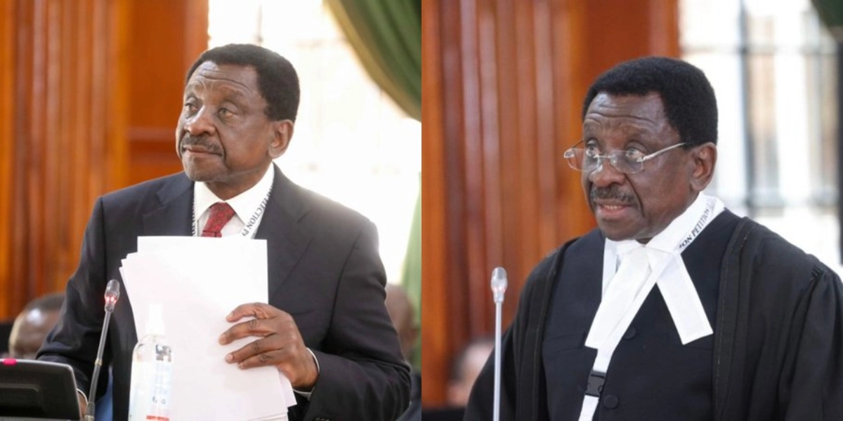 James Orengo during the Supreme Court hearing