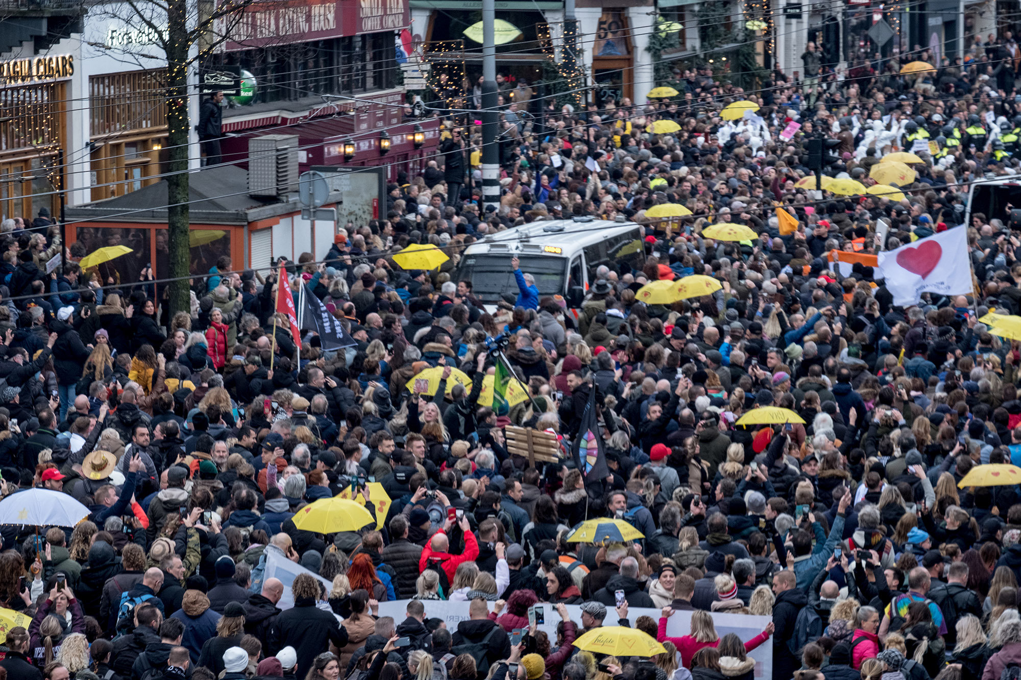 Dutch Anti covid Measures Protest To Go Ahead Despite Police Strike