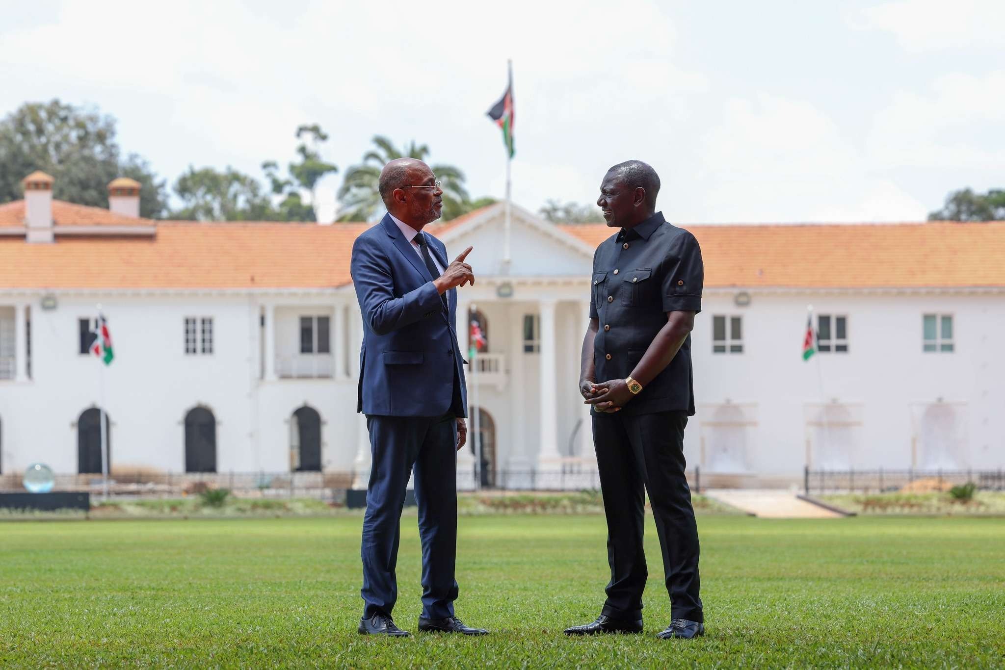 Ariel Henry and Kenyan President