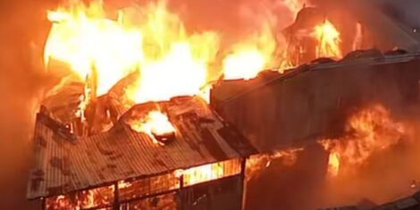 Over 100 Families Left Homeless After Night Fire in Kibra