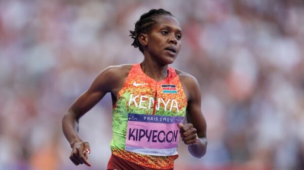 Queen of the Olympic champion Faith Kipyegon.