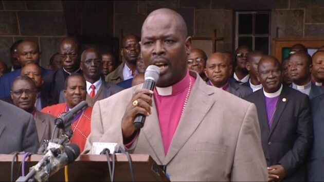 Anglican Church of Kenya (ACK) Arch Bishop Jackson Ole Sapit.