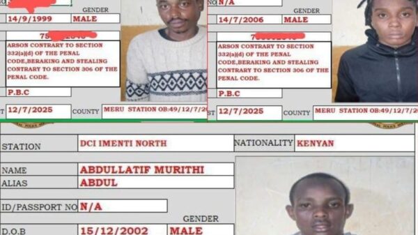 DCI Arrests Trio Linked to Supermarket Blaze and Looting