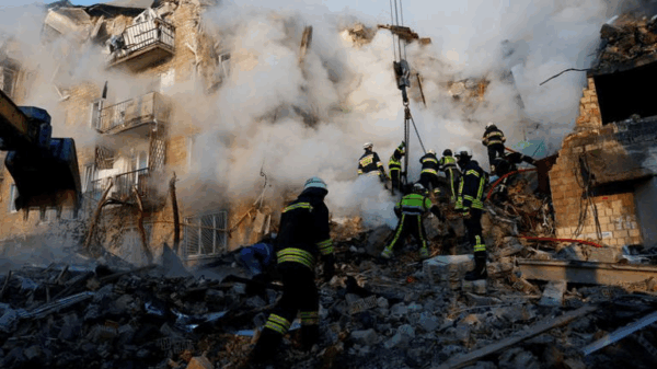 Russian Missiles Strike EU and British Council Buildings in Kyiv