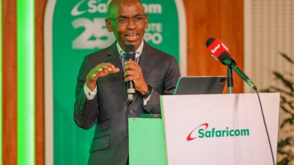 File image of Safaricom CEO Peter Ndegwa